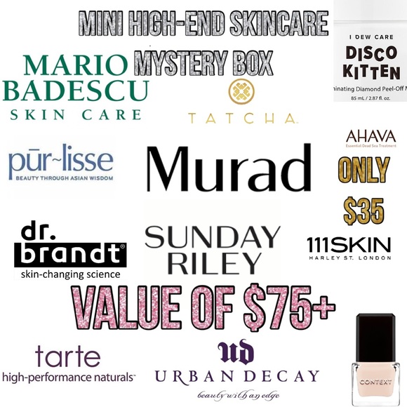 HIGH-END & LUXURY SKINCARE MYSTERY BOX *MINI* - Picture 1 of 5